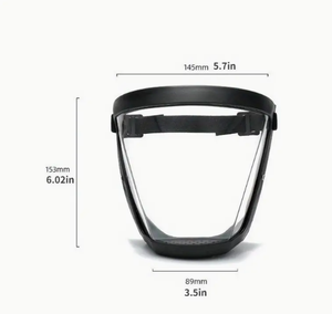 Kind Transparant Anti-Spray Gezichtsbescherming Keuken Beschermend Masker Spatwaterdichte Volledige Gezichtsbedekking Voor Kinderen Doorzichtige Bril Keuken T - Product Image 6