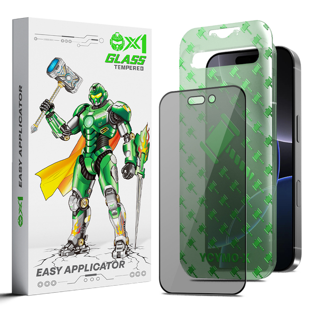 Privacy Screen Protector for iPhone 12-17 Series Magic Box Auto-Installation Anti-Spy Tempered Glass Easy Fit Bubble Free Film