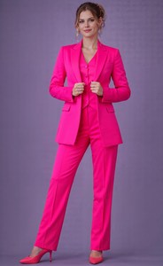 Conjunto de Blazer, Chaleco y Pantalón para Mujer al por Mayor, Traje Moderno de Tres Piezas, Ropa de Trabajo Informal y Atuendo para Ocasiones Formales - Product Image 2