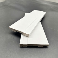 Plinthe en polystyrène PS, profil décoratif pour sol et mur, étanche, facile à installer pour les projets domestiques