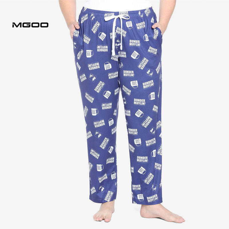 Mgoo Comfiest Cotton Lounge Pants Mens Print Pajama Pants Custom Graphic Sleep Pants 