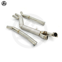 CSZ Tuyau intermédiaire haute performance de 4 pouces pour BMW G80 M3 G82 M4 G87 M2 S58 3.0T SS304 101mm, Résonateur d'échappement, Tuyaux d'échappement