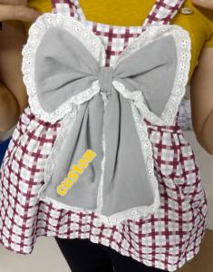 Оптовые комплекты детской одежды Puresun: популярные настраиваемые наряды для девочек, хлопковые платья с вышивкой и большим бантом - Product Image 2