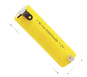AA 500 mAh 1.2v NiMH充電式バッテリーCell ni-cd aa 600 2600mahの充電式バッテリー1.2用シェーバー - Product Image 1