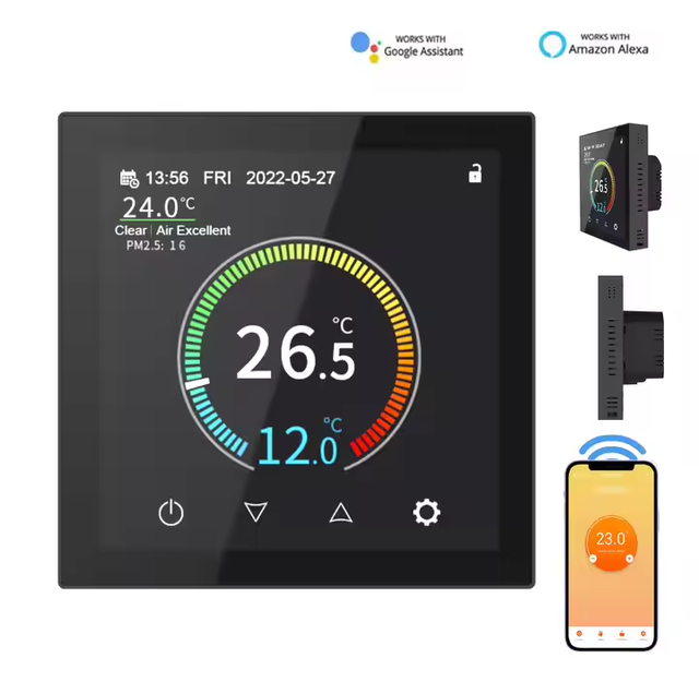 HYT001 Digital Smart Thermostat Programmable Wifi Wireless Home Room Sensor App Control
