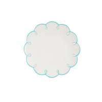 INS French retro assiette en céramique creuse dentelle dessert assiette occidentale