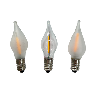 Giáng sinh nến vòm thay thế bóng đèn E1010-55V0.2W LED Filament Top mô hình nến Cổ Tích ánh sáng - Product Image 1