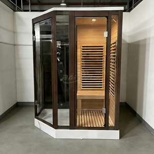 BAIYAO <span class=keywords><strong>Sauna</strong></span> <span class=keywords><strong>hammam</strong></span> moderne, salle de vapeur, nouveau style, salle de bain intérieure, douche à vapeur infrarouge, bois de pruche - Product Image 2