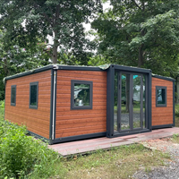 Nouvelle Maison Modulaire Préfabriquée Pliable à Double Aile Extensible pour Résidence Pratique
