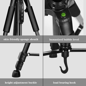 Soporte de trípode de 170cm para cámara Smartphone Trípode Fotografía universal Trípodes de aluminio para anillo de luz - Product Image 4