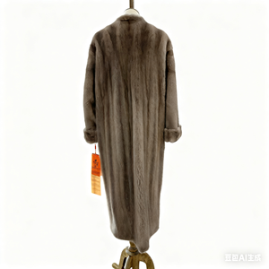 <span class=keywords><strong>Cappotto</strong></span> da <span class=keywords><strong>Donna</strong></span> Elegante e Scolpito in Pelliccia di <span class=keywords><strong>Visone</strong></span> Liscia di Lusso, Lungo, Versatile per l'Inverno e Prima Scelta per Natale - Product Image 4