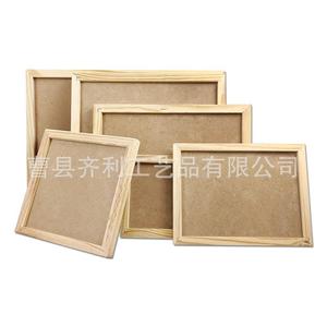 Cadre photo 3D en bois créatif à faire soi-même, rectangulaire, horizontal, flocon de neige, art en argile pour projet d'artisanat pour enfants - Product Image 5
