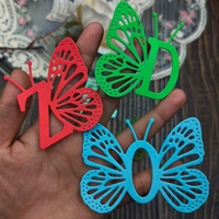 6cm lettera farfalla metallo capitale 26 alfabeto taglio muore per fare qualsiasi parola Die tagli goffratura Stencil per fai da te Scrapbooking