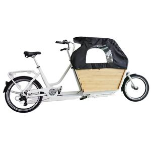 Vélo cargo électrique à deux roues pour bébé avec batterie au lithium, cadre en alliage d'acier/d'aluminium, <span class=keywords><strong>remorque</strong></span> familiale pour vélo - Product Image 1
