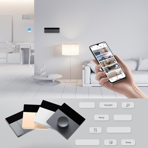 Panneau de commande intelligent rotatif LTECH SQ PRO pour maison connectée, application L-Home, intégration intelligente, système intelligent pour maison et villa - Product Image 4