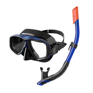 Nouveau style Chine fabrication en gros personnalisé meilleur masque de plongée sous-marine ensemble de plongée en apnée <span class=keywords><strong>fluorescéine</strong></span> tube respiratoire semi-sec - Product Image 2