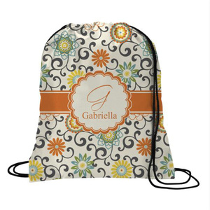 Sac à cordon personnalisé en tissu non tissé à bas prix, impression sérigraphique, motif géométrique alphabétique pour publicité et cadeaux promotionnels - Product Image 6