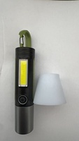 Lampe torche LED Zoom en ABS à focalisation réglable, rechargeable TPC-C, longue portée, super lumineuse, pour camping extérieur, mini lampe de tente avec crochet