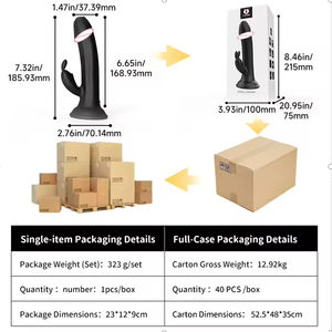 Realistic <b>Lesbian</b> Massage Products Big Penis Vaginal Bondage Rabbit Vibrator for Women <b>lesbian</b> vibrator - Product Image 4