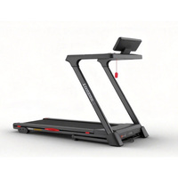 Caminadora Eléctrica Plegable Multifuncional para el Hogar, Inclinación del 15%, Plataforma de Correr con Absorción de Impactos, Monitor LED, Seguimiento de Frecuencia Cardíaca, 100 kg