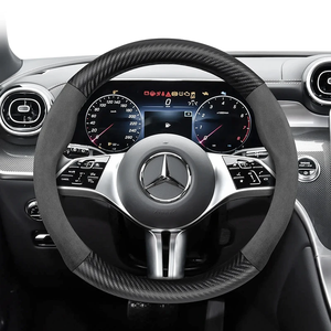 Coprivolante in Fibra di Carbonio Opaca di Lusso per Mercedes-Benz, per <span class=keywords><strong>Classe</strong></span> E, S, C, <span class=keywords><strong>GLC</strong></span>, SUV - Product Image 4