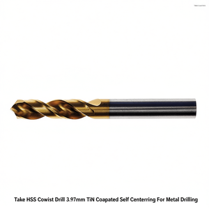 Foret hélicoïdal HSS-Co 3,97 mm, revêtement TiN, auto-centrant pour le perçage du métal - Product Image 2