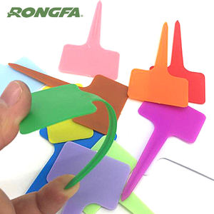 10 см цветные пластиковые этикетки для растений водонепроницаемые Т-образные пластиковые маркеры для растений садовые знаки - Product Image 4