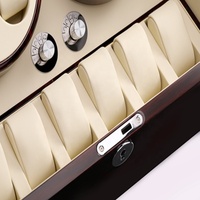 Vente en gros, nouveau modèle, automatique, 6 fentes Plus 7, boîte de rangement, montre, coffre-fort, Logo personnalisé, luxe