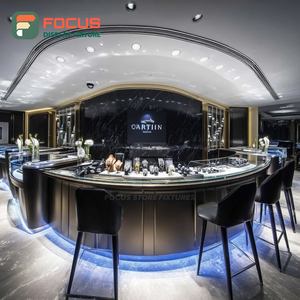Mostrador de Exhibición de Joyería de Lujo Personalizado, Fabricante de Vitrinas de Vidrio para Tiendas con Superficie Pulida - Product Image 2