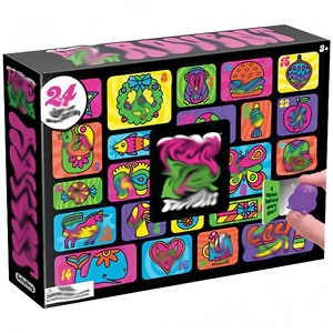 Calendario de Adviento al por Mayor, 24 Días de Sorpresas, Mini <span class=keywords><strong>Juguetes</strong></span> Sensoriales Blandos para Niños, Regalo de Navidad y Pascua, al por Mayor - Product Image 1