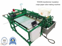Machine automatique YOVON pour la fabrication de tubes en papier crépon, 1 mètre, isolation, entièrement automatique, moteur PLC, haute efficacité, 380 volts, garantie 1 an