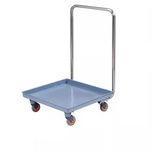 Cup Basket <b>Trolley</b> 600x540x880mm <b>Four</b> <b>Wheel</b> Plastic Metal Handle Storage Cart Durable Lake Blue - Product Image 5