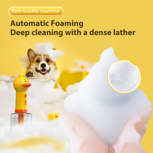 Duck Shampoo Foamer - Electric Dog Cleaning Foam Machine IPX 7 Waterproof 350ML 1200mAh | Soap Dispenser for <b>Pet</b> Bathing - Product Image 2