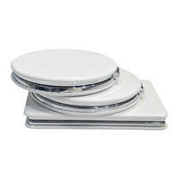 Miroir de poche rond mignon en gros, diverses formes, gravure laser, double face, pliable, pour salon de beauté