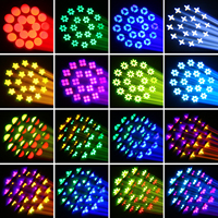 Equipo de DJ U`King de 150W, 8 Proyectores Gobo, Iluminación LED Móvil para Fiestas, Discotecas y Escenarios