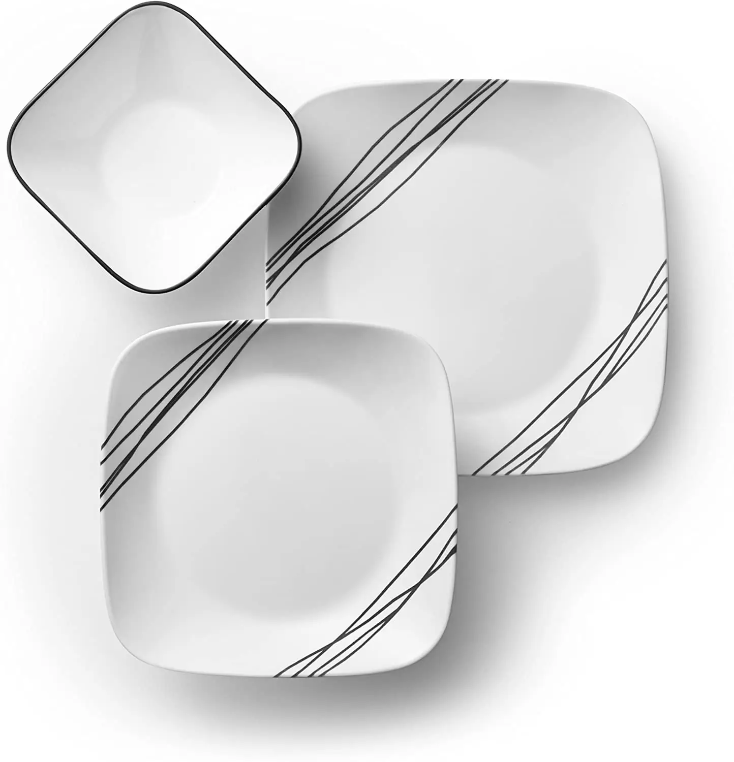 Modern china dinner set for wedding plastic customized decal melamine dinnerware tableware set