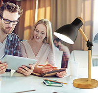 Lampe de table design moderne lampe de bureau flexible multifonctionnelle à 360 degrés mini veilleuse de lecture