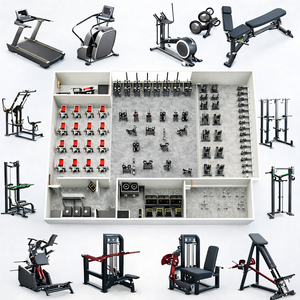 Auf Lager: Hochwertige Fitnessgeräte für Fitnesscenter-Projekte – Komplettes Set an selektiven, pin-belasteten Krafttrainingsgeräten für das Gym - Product Image 1