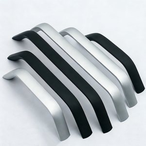 Poignées de luxe en alliage d'aluminium finition mate, poignées de haute qualité, élégantes pour tiroirs et armoires, modernes pour armoires et commodes - Product Image 3