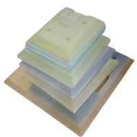 Bloc de glace réutilisable de qualité supérieure en HDPE, écologique, recyclable, haute densité, construction non toxique, rempli de gel, longue durée