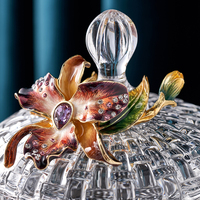 RORO Décoration de table moderne et luxueuse pour la maison et le bureau, idéale pour les cadeaux, avec verre transparent scintillant pour la conservation des fruits frais et les fêtes