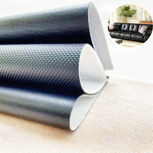 Tela de cuero sintético de PVC a precio de fábrica para muebles e interiores para sofás/asientos - Product Image 2