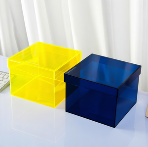 Caja de Exhibición Acrílica con Tapa y Logotipo Personalizado, Estuche de Almacenamiento a Prueba de Polvo para Figuras de Acción y Modelos, Organizador Coleccionable Multicolor - Product Image 6