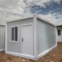 Conteneur de stockage en acier démontable avec porte battante 8ft 12ft 16ft 20ft Solution de stockage modulaire