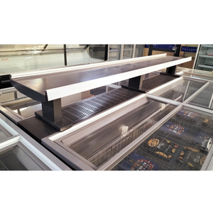 Congélateur à glace pilée avec porte coulissante en verre trempé, congélateur à glace pilée, réfrigérateur à <span class=keywords><strong>armoire</strong></span> coulissante, congélateur d'îlot - Product Image 3