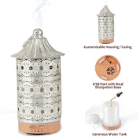 Diffuseur d'huiles essentielles portable sans eau en fer forgé personnalisé pour usage hôtelier avec fonctionnement silencieux