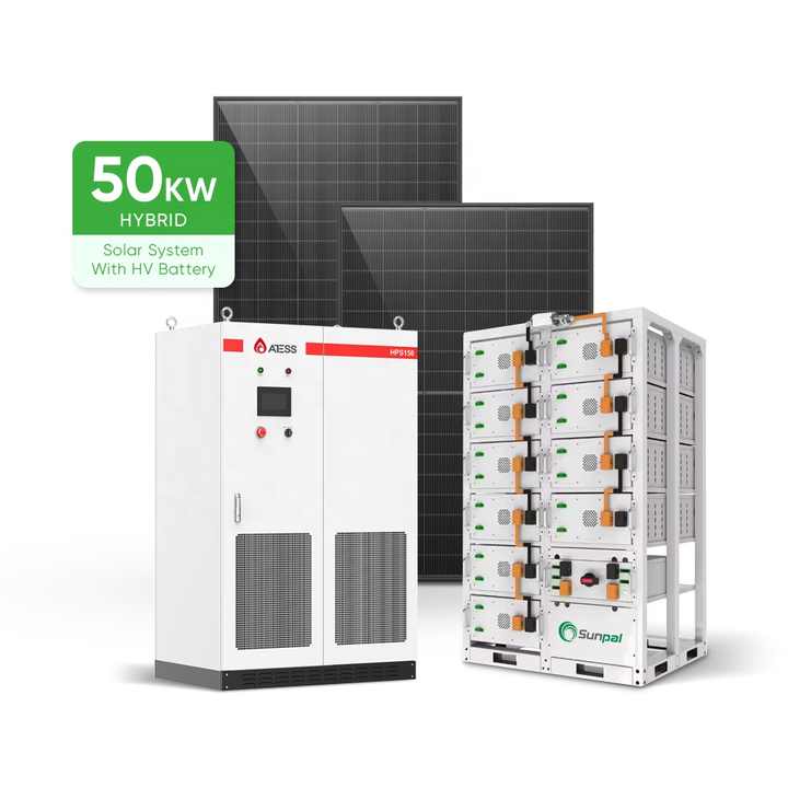 Sunpal Three Phase Solar Energy System 50kW on Off Grid Solar Power ...