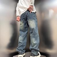 Jeans Requiem Hem pour hommes, pantalon en denim Mass For Dead Edge, coupe décontractée, vente en gros