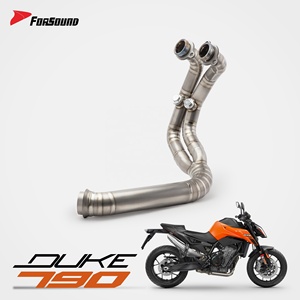 Système d'échappement de moto à prix de gros Forsound <span class=keywords><strong>Factory</strong></span>, collecteur d'échappement, tube intermédiaire pour <span class=keywords><strong>KTM</strong></span> Duke 790 890 ADV, CFmoto NK800 <span class=keywords><strong>Racing</strong></span> - Product Image 1