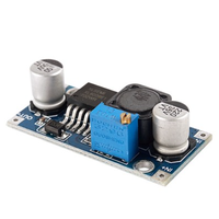 Convertidor Buck LM2596 FYX Stock, Módulo de Fuente de Alimentación CC-CC, Regulador de Voltaje Ajustable con Pantalla de Voltímetro Digital